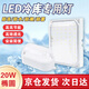 莞安 led冷庫燈戶(hù)外防水防潮防爆燈罩倉庫廠(chǎng)房專(zhuān)用照明三防燈具京倉次日達 20w橢圓