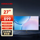 康佳（KONKA）27英寸 4K超清 原生100Hz IPS技術(shù) 廣色域 低藍光 120%sRGB 專(zhuān)業(yè)辦公設計電腦液晶顯示器 KM2770UI
