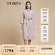 PORTS寶姿商場(chǎng)同款早春新款日暮粉工裝風(fēng)連衣裙LD8D005PWP048 日暮粉 M (6)