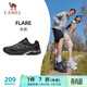 駱駝（CAMEL）復古緩震慢跑步鞋男子網(wǎng)面透氣運動(dòng)鞋 X15B09L7001 黑/銀白 43