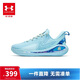 安德瑪（Under Armour）【庫里12】?jì)和湍ネ笟饣@球鞋男女童耐磨籃球鞋3028501 藍色38.5