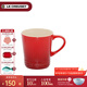酷彩（Le Creuset）炻瓷馬克杯子咖啡早餐辦公家用茶水杯馬克杯 330毫升V型馬克杯紅色