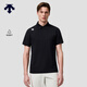 迪桑特（DESCENTE）TRAINING系列男士吸濕速干TOUGH短袖POLO衫新品 BK-黑色 M (170/92A)