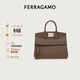 菲拉格慕（Ferragamo）女士STUDIO牛皮革手提包0718294 禮物送女友