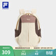FILA 斐樂(lè )官方情侶款背包冬季新款戶(hù)外運動(dòng)雙肩包拼色小書(shū)包 魔幻白-IV XS