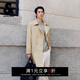 杰克·瓊斯（JACK&JONES）男裝春季中長(cháng)款風(fēng)衣男士寬松雙排扣大衣外套商務(wù)休閑靜奢風(fēng)衣 A11糙米 寬松版 卡碼拍小 L （180）
