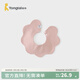 童泰（TONGTAI）嬰兒圍嘴新生兒透氣防水口水巾寶寶防吐奶墊巾雙面花瓣圍兜 棕色 均碼