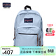 JANSPORT杰斯伯雙肩包女男復刻暮光學(xué)生電腦包旅行背包書(shū)包 4QVA7G7霧霾藍-側袋+隔層