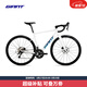 捷安特（GIANT）新款PCR LTD 2+碳纖維前叉20速油壓碟剎彎把競技破風(fēng)公路自行車(chē) 白月光 700C×445MM S 建議165-175cm