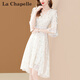 拉夏貝爾（La Chapelle）新中式連衣裙女裝2026年夏季新款國風(fēng)兩件套裝穿搭小個(gè)子夏天裙子 卡其色 L