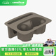固特異（Goodyear）適用理想i6/i8無(wú)線(xiàn)充硅膠墊中控儲物盒前后排水杯架防護內飾配件 理想i6  后排水杯架 灰棕 一對