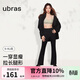 ubras虞書(shū)欣同款輕柔空氣層修身微喇收腹瑜伽打底喇叭褲女可外穿 微喇打底褲-黑色 M
