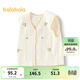 巴拉巴拉【商場(chǎng)同款】寶寶針織馬甲女童開(kāi)衫V領(lǐng)秋季新款毛衣 米白10302 90