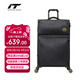 INTERNATIONAL TRAVELLER英國IT行李箱旅游拉桿箱超輕旅行箱大容量托運箱28英寸2644黑色