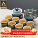 蘇氏陶瓷功夫茶具套裝新窯變銀絲釉功夫茶杯三才蓋碗13頭禮盒裝節日禮物