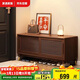 家逸實(shí)木換鞋凳鞋柜一體進(jìn)門(mén)可坐穿鞋凳收納凳儲物凳子家用收納柜