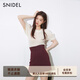 SNIDEL【精英衣櫥】高腰喇叭A字魚(yú)尾短裙褲SWFP254066 酒紅色 M （1）