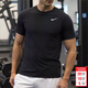 耐克（NIKE） 男裝上衣 26春季新款運動(dòng)服跑步訓練健身快干透氣休閑圓領(lǐng)T恤衫 IB8898-010/黑色/快干/短袖 XL (180/96A)