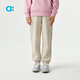 幼嵐allblu幼嵐【嵐標褲】?jì)和澴?6春新款女童男童運動(dòng)褲校服褲 【標準版】奶茶灰 120 cm