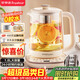 榮事達（Royalstar）養生壺煮茶壺燒水壺電熱水壺開(kāi)水壺恒溫壺1.8L玻璃花茶壺熱奶器316L不銹鋼預約保溫YSH1819