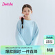 笛莎（DEESHA）女童加絨衛衣2025秋款中大童寬松長(cháng)袖上衣童裝兒童寬松百搭秋裝