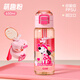 希樂(lè )（cille）兒童水杯壺ppsu吸管杯寶寶小學(xué)生孕產(chǎn)婦嬰幼兒園杯子塑料杯耐摔 萌趣粉-650ML-耐高溫耐摔