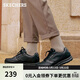 斯凱奇（Skechers）男士商務(wù)鞋春季厚底休閑板鞋軟底舒適上班鞋工作鞋77156