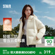 森馬（Semir）羽絨服女90絨子短款輕暖三防可愛(ài)花苞帽2025冬新款立體防風(fēng)外套 【正肩顯瘦廓形】奶白10501 L