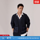 Levi's【商場(chǎng)同款】李維斯新款男士休閑V領(lǐng)衛衣004ZL 深藍色 S
