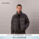 Calvin KleinJeans秋冬男士ck燈芯絨拼接美式潮流休閑鴨絨立領(lǐng)羽絨服外套 WD7-淺灰藍 S