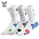 維動(dòng)（VEIDOORN） 籃球襪吸汗防滑毛巾底運動(dòng)襪男女長(cháng)襪中筒透氣防磨加壓款3雙裝R