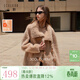 三彩2025冬季新款綿羊毛復合皮草翻領(lǐng)毛毛外套寬松泰迪仿皮草M 卡其色 M 160/84A