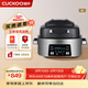 福庫（CUCKOO）多功能炸鍋免翻面不沾易清洗 家用大容量多功能無(wú)油炸鍋 觸屏旋鈕操作大功率煎烤箱一體多功能鍋6L CAFG-A0650S (立體雙循環(huán)加熱) 6L