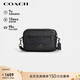 蔻馳（COACH）【品牌直供】禮物男士ELIAS小號單肩手提斜挎包炭黑色CZ401