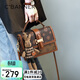 千百度（C.BANNER）包包女包小方包印花手提單肩斜挎包輕奢生日禮物高級感送女友老婆