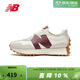 NEW BALANCE NB327系列女鞋透氣百搭時(shí)尚休閑鞋 WS327KA灰色/米白/酒紅 36 (腳長(cháng)22.5cm)