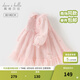 戴維貝拉（DAVE＆BELLA）兒童連衣裙洋氣寶寶裙子女童網(wǎng)紗裙小童公主裙春裝新款童裙 淺粉色【現貨】 100 cm（建議身高90-100cm）