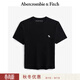 Abercrombie & Fitch【多色圓領(lǐng)T】經(jīng)典小麋鹿圖案女裝25夏季美式短袖T恤139-5272 黑色 M (165/96A)