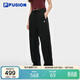 FILAFUSION斐樂(lè )潮牌針織長(cháng)褲女秋季時(shí)尚寬松直筒休閑褲