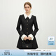 范思藍恩法式赫本風(fēng)黑色西裝連衣裙收腰小禮服裙子2025新款11146 黑色 M