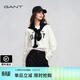 GANT/甘特簡(jiǎn)約舒適女士上衣簡(jiǎn)約白色抓絨字母印花套頭長(cháng)袖衛衣 113米白色 M