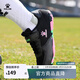 卡爾美（KELME）兒童足球鞋男孩透氣網(wǎng)面防滑魔術(shù)貼免系帶TF碎釘學(xué)生訓練鞋球鞋 黑玫紅 33