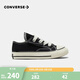 匡威（Converse）童鞋低幫兒童帆布鞋經(jīng)典款1970S男嬰童鞋新款女寶寶魔術(shù)貼布鞋 黑色 25 【建議腳長(cháng)15.5cm】