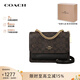 蔻馳（COACH）【品牌直供】女包風(fēng)琴單肩斜挎鏈條包禮物女送女友生日禮物 【小號】棕拼黑CW206 IMXAQ