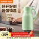 蘇泊爾保溫壺家用大容量熱水壺高顏值辦公室316L不銹鋼暖壺熱水瓶保溫瓶 薄荷綠【超大容量】 2L