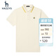 哈吉斯（HAZZYS）男裝 夏季刺繡logo翻領(lǐng)休閑通勤短袖polo衫男ASTZE03BE12