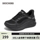 斯凱奇（Skechers）閃穿鞋糕糕鞋女春季網(wǎng)面厚底增高一腳蹬運動(dòng)鞋117526