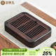 金鑲玉竹木小茶盤(pán)儲水式茶海茶臺托盤(pán)簡(jiǎn)約小型干泡長(cháng)方形26*19cm