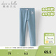 戴維貝拉（DAVE＆BELLA）女童打底褲兒童春裝長(cháng)褲中大童休閑褲小孩子新款童褲大童褲子 夢(mèng)幻藍【現貨】 150 cm（建議身高140-150cm）
