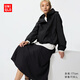 優(yōu)衣庫女裝休閑連帽短外套26春夏新款481600 09 黑色 XL